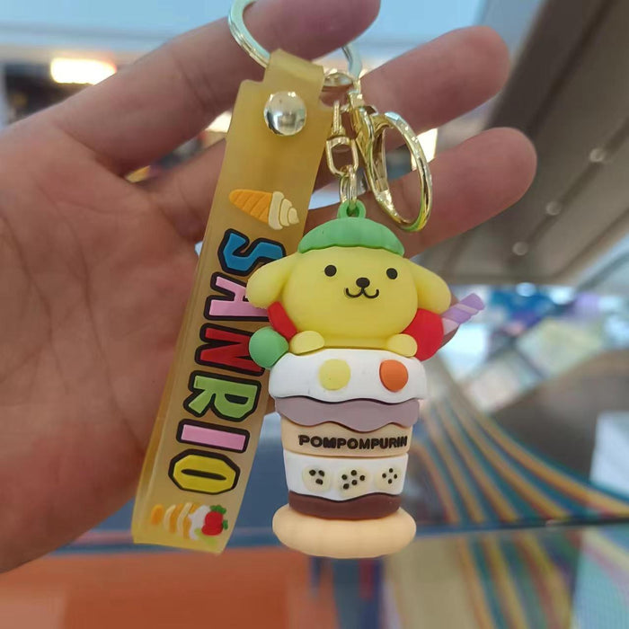 Wholesale PVC Cartoon Doll Keychain JDC-KC-KuangK018