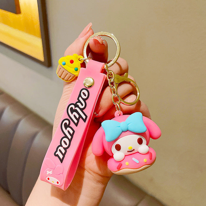 Wholesale Cartoon Silicone Keychain JDC-KC-MZL013