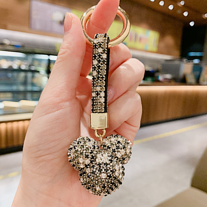 Wholesale Diamond-encrusted Crystal Car Key Ring Pendant Jewelry Pendant