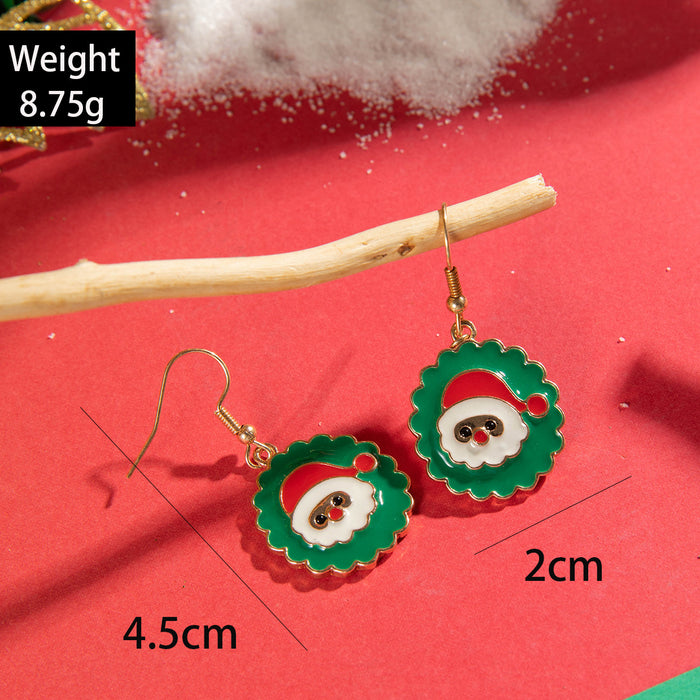 Wholesale Christmas Alloy Cartoon  Earrings Fashion Gift for Women MOQ≥2