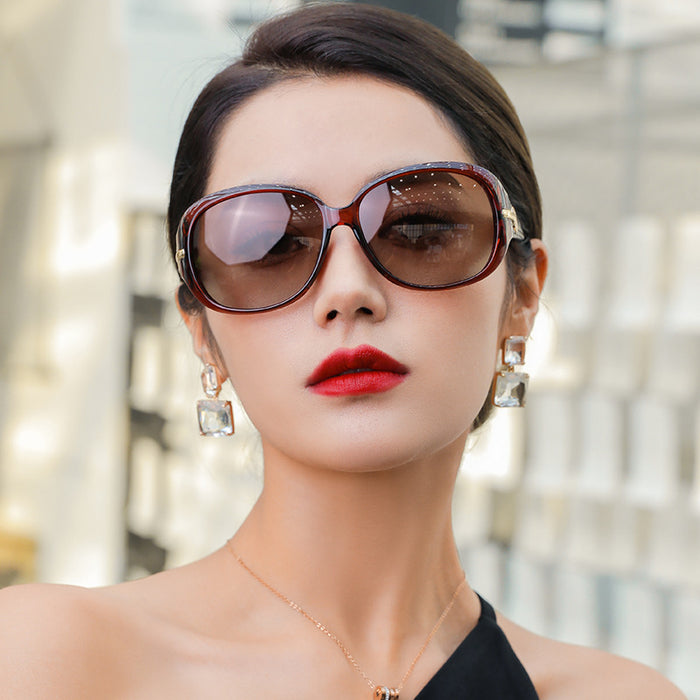 Wholesale Sunglasses, women's sunglasses, women's round face driving glasses, sun protection and UV protection sunglasses