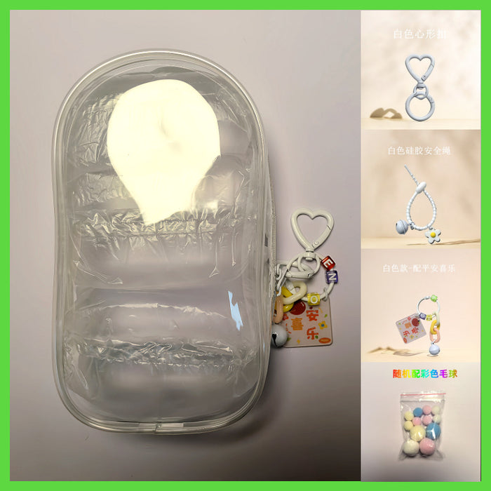 Wholesale Waler Bag PVC Transparent Doll Portable  Storage Bag