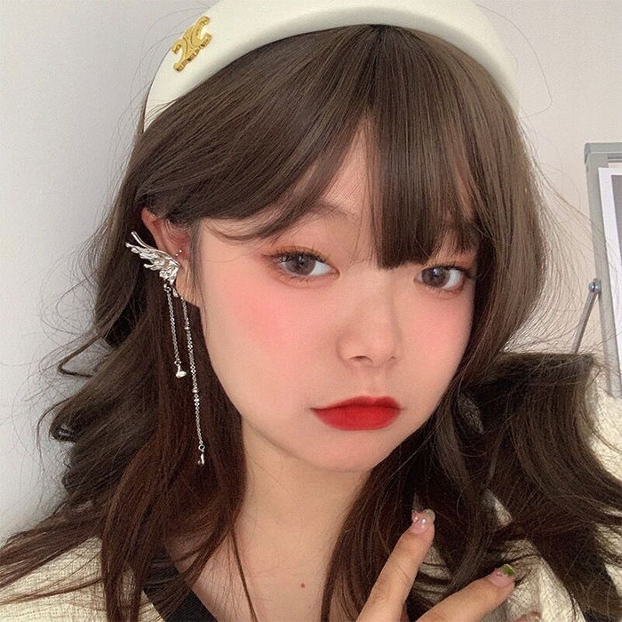 Wholesale Butterfly ear bone clip, niche high-end feeling, ear hook without ear hole, ear clip with tassel earrings and earrings