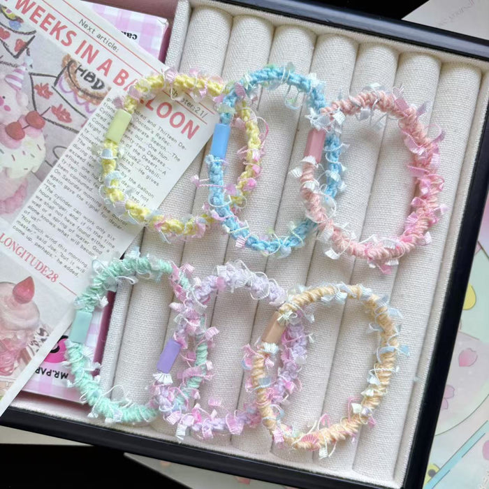 Wholesale tassel hair rope hair rubber band head rope small fresh hair rope