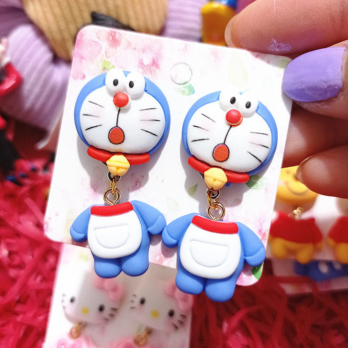 Wholesale Cartoon Resin Earrings JDC-ES-Xingj036