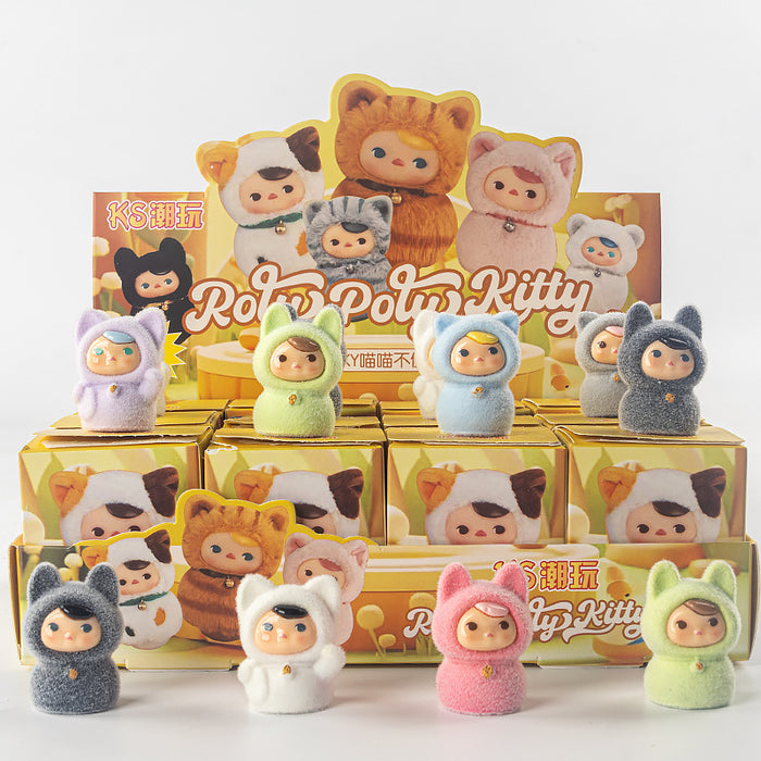Wholesale Crown flocking ornaments doll children' s toy blind box