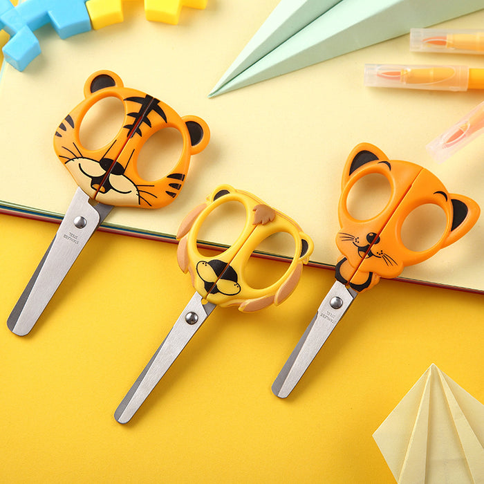 Wholesale Stainless steel scissors children' s handmade scissors animal cartoon animal scissors household scissors