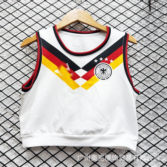 Wholesale Soccer Jersey Vest World Cup Style Summer Polyester Blend Sportswear
