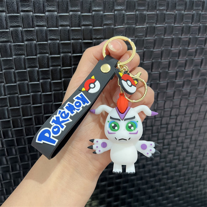 Wholesale Cartoon Cute Silicone Keychains JDC-KC-JinB023