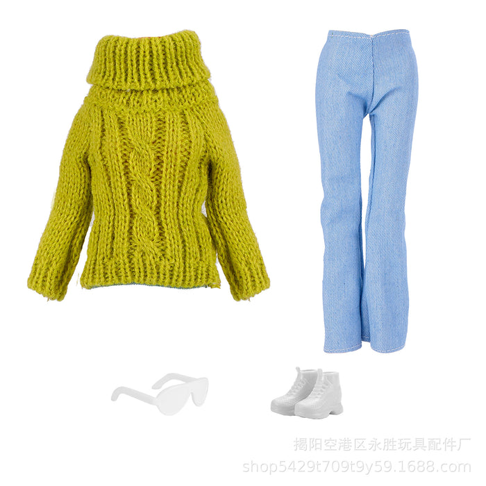 Wholesale Dress  sweater turtleneck wool sweater sweater doll clothes