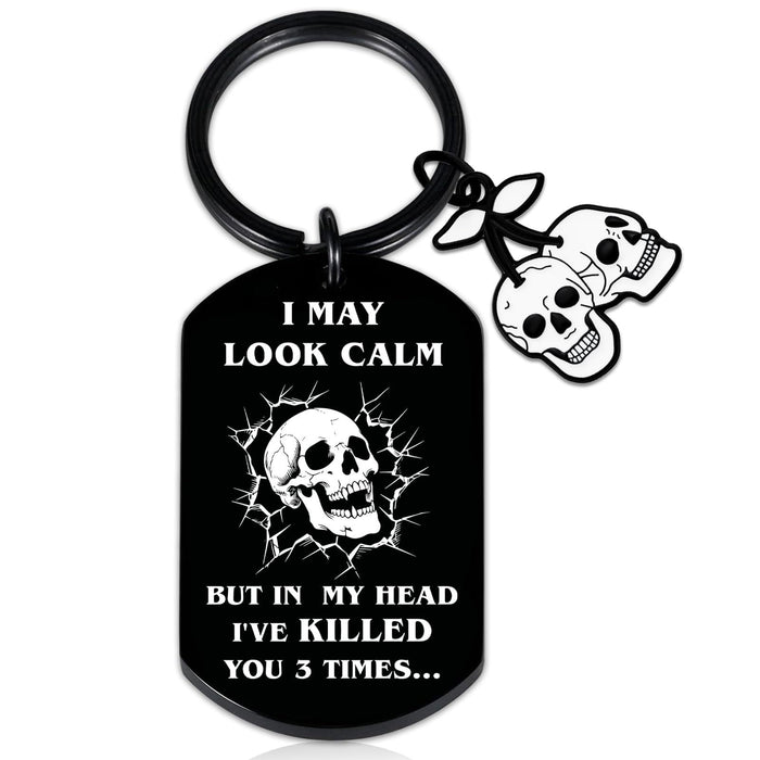 Wholesale Stainless Steel  Ghost Keychain Fashion Accessory for Party Gifts MO1：5