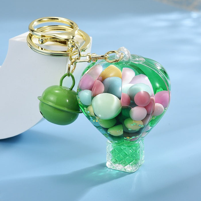 Wholesale Cute Beaded Sand Bottle Keychain