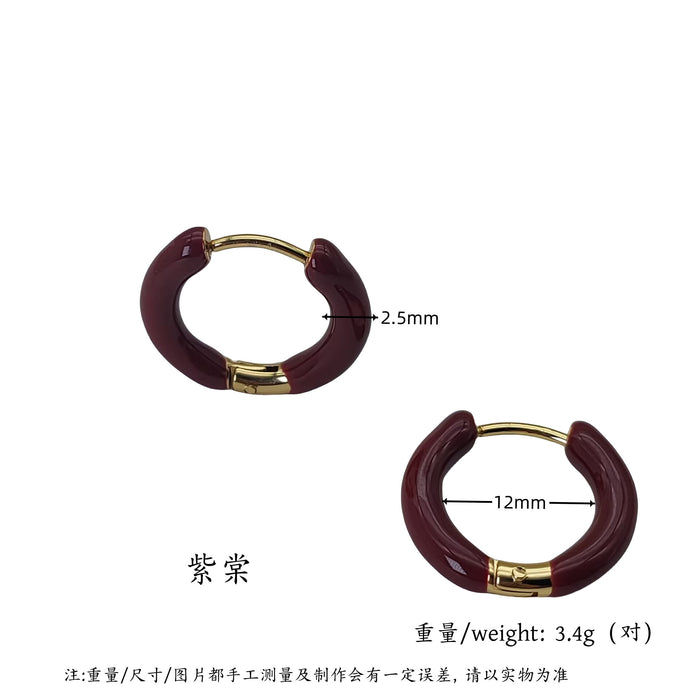 Wholesale Earrings, earrings, light luxury, high-end titanium steel jewelry