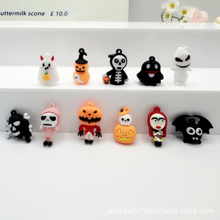 Wholesale Halloween Cartoon Keychain Soft PVC Car Key Accessory MOQ≥2