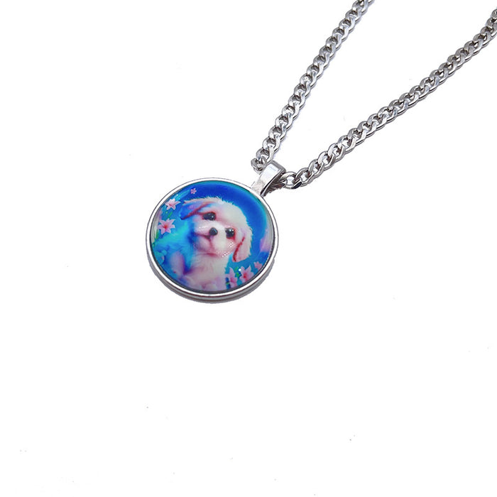Wholesale Luminous Zodiac Alloy Necklace