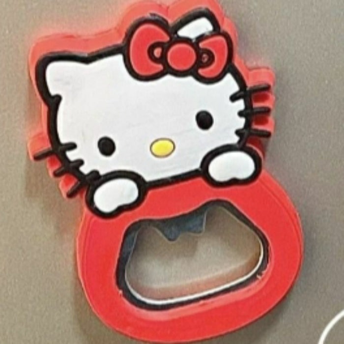 Wholesale Cartoon Cat Folding Bottle Opener Fridge Magnet Party Favor