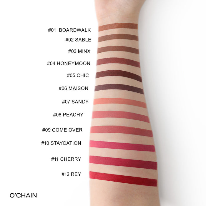 Wholesale Velvet matte mouth, red matte finish, non fading, waterproof, long-lasting, non stick cup lipstick