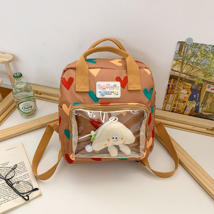 Wholesale Baby Backpack, Super Cute Girl Love Portable Backpack Snack Bag