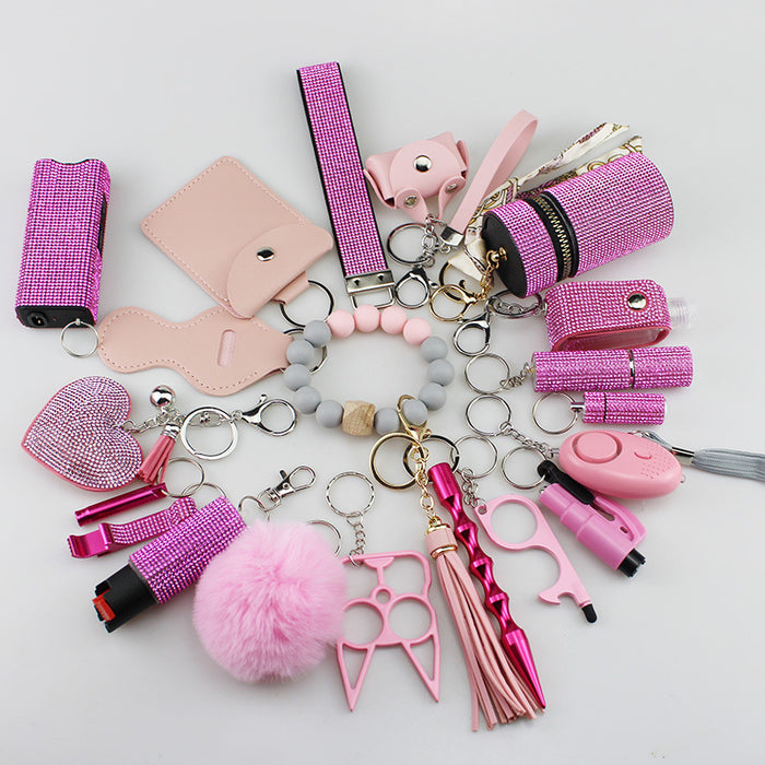 Wholesale Multifunctional Metal Keychain 21-piece Set JDC-KC-TouMS036