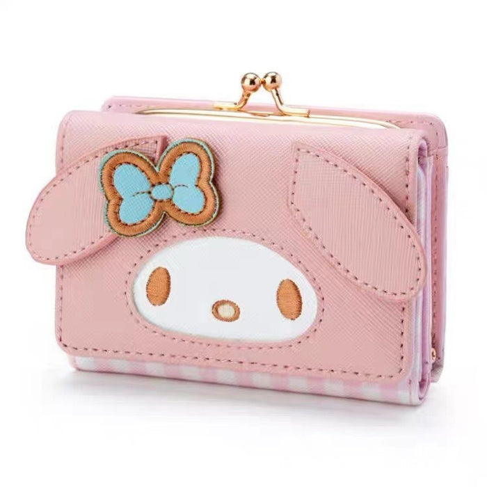 Wholesale Cinnamon Dog Coulomi Wallet PU Leather Zipper Buckle Merlot MLD Card Holder Wallet Short Cute Cartoon JDC-WT-QT002