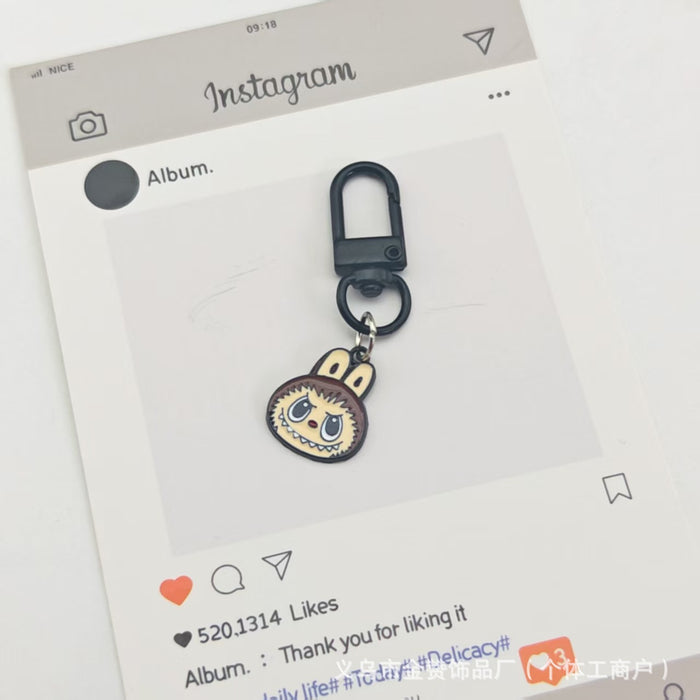 Wholesale Cartoon Doll Pendant Keychain Metal Fashion Doll Couple Bag Ornament Gift