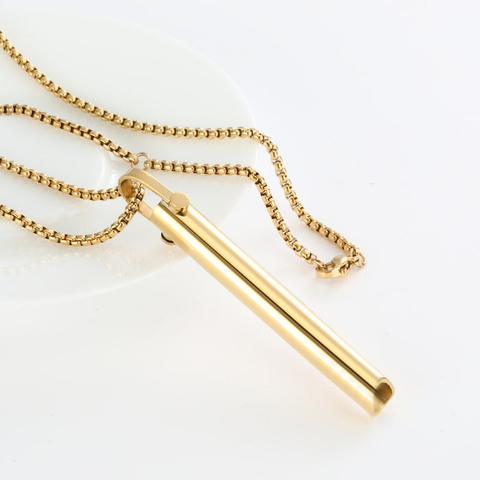 Wholesale Whistle necklace adjustment decompression ring set