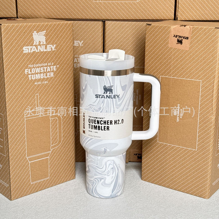 Wholesale 40oz giant straw cup,  car-friendly stainless steel large capacity ice bullies cup