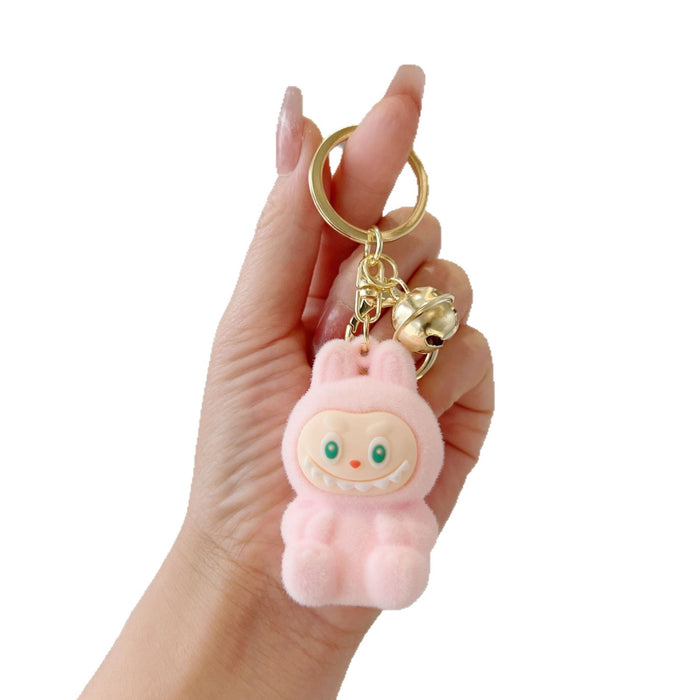 Wholesale Flocking Labo cloth little sheep keychain pendant doll bag pendant creative exquisite small gift