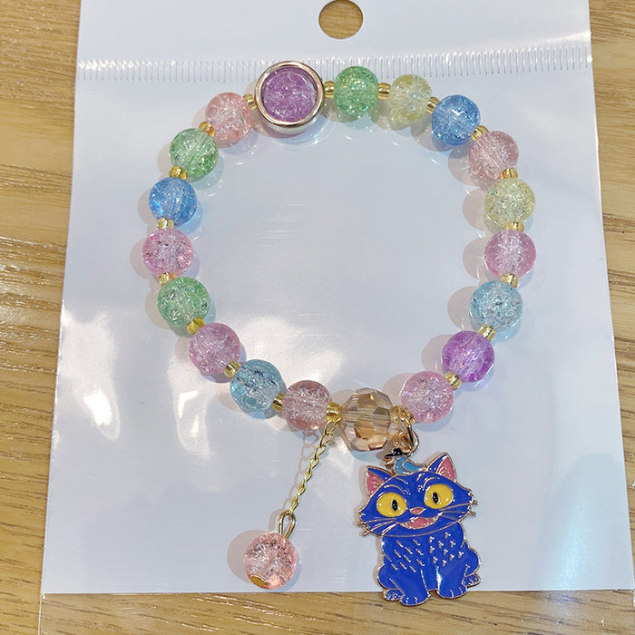 Wholesale Glass Lapis Lazuli Bracelet Fashion Accessory for Kids MOQ≥3