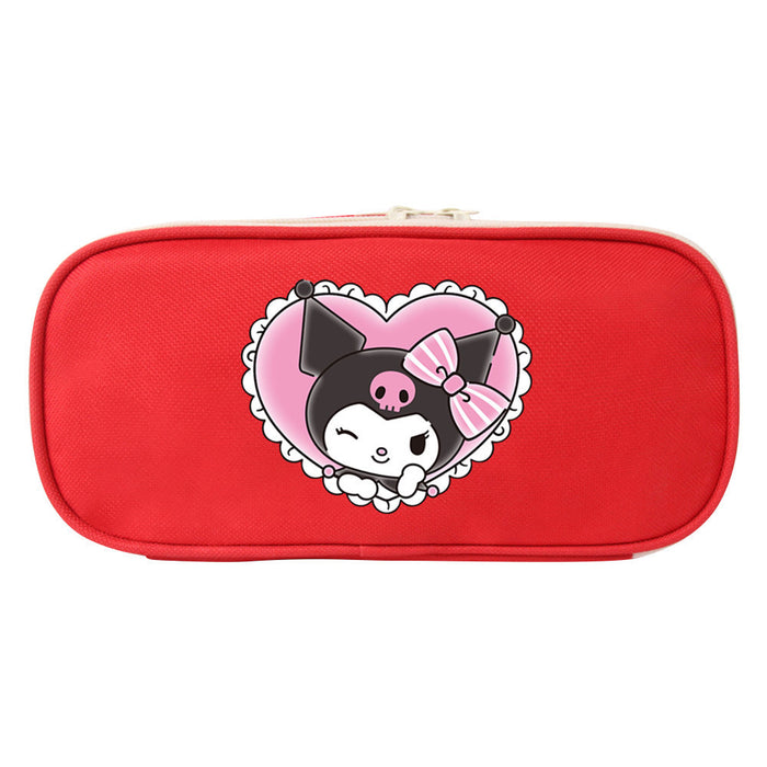 Wholesale Pencil Bag Student Cute Printed Canvas Stationery Bag JDC-PB-JR001