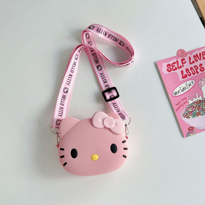 Wholesale New cartoon phone bag, single shoulder crossbody bag, cat head bag