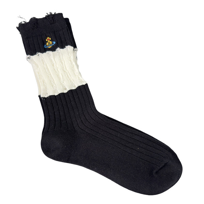 Wholesale Socks children embroidery retro warm wool socks thick outer wear