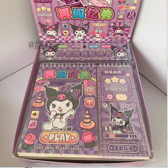 Wholesale Cute cartoon sticker set for a level-based game.