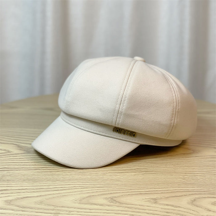 Wholesale beret slimming small head circumference artistic peaked cap painter hat