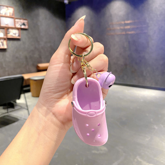 Wholesale Cute Mini Hole Shoes Keychain Pendant Toy Small Shoes Backpack Accessories