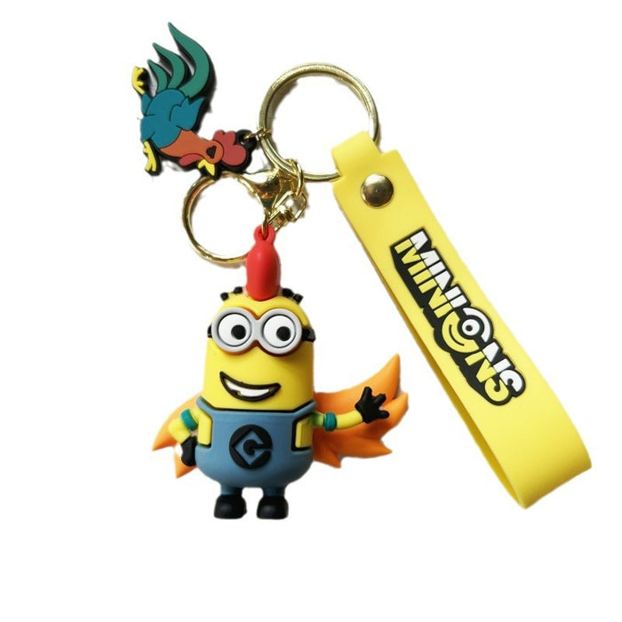 Wholesale Creative cartoon keychain pendant, cute PVC keychain doll pendant