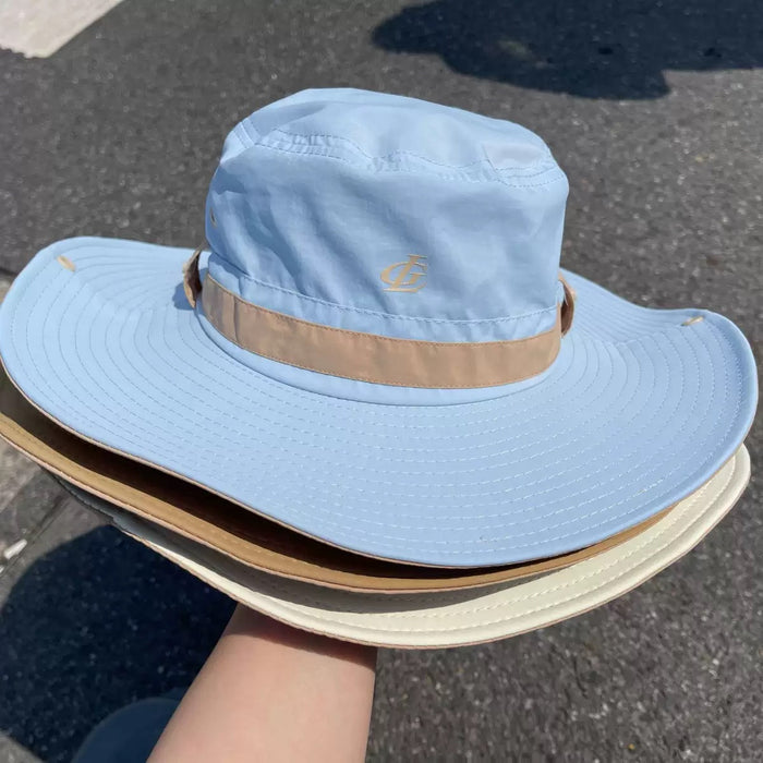 Wholesale Fishing hat, sunscreen hat, sunshade fisherman hat, large brim sun hat, outdoor hiking and mountaineering hat