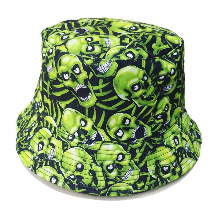 Wholesale Cartoon Print Cotton Bucket Hat JDC-FH-BoD017