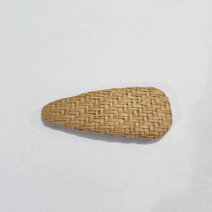 Wholesale Weaving rattan geometric hair clips, fashionable bangs, side clips, hair accessories