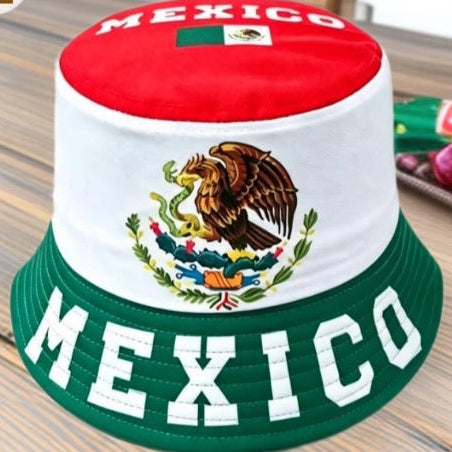 Wholesale World Cup Fisherman Hat Print Sunshade Hat