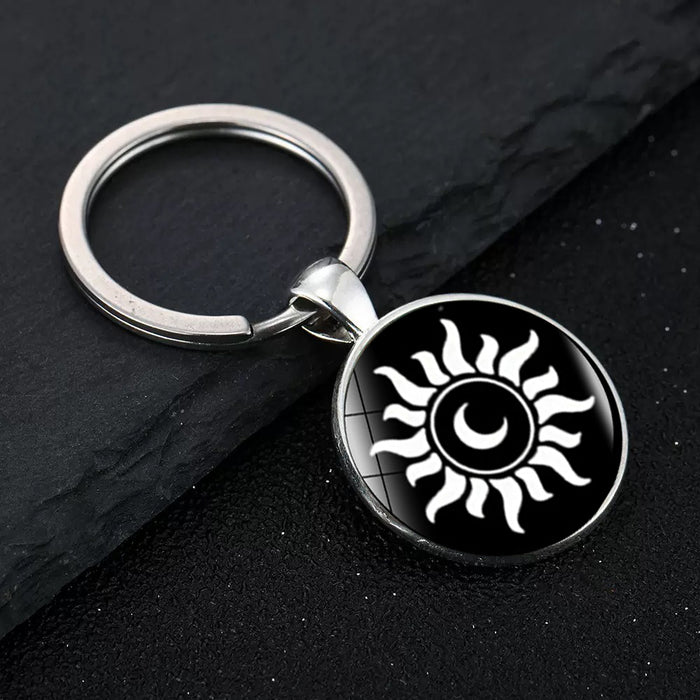 Wholesale  stylish personalized gemstone keychain