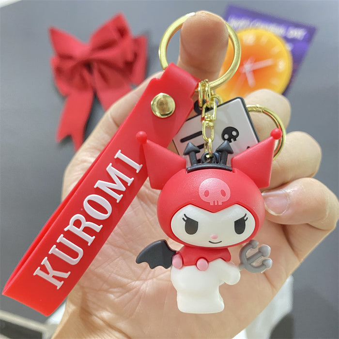 Wholesale PVC Cute Cartoon Doll Keychain JDC-KC-WuYi060