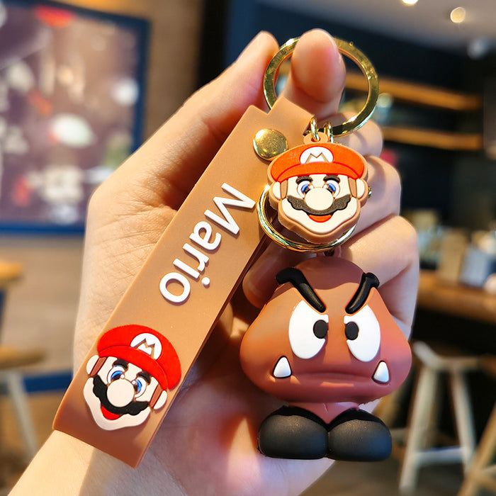 Wholesale Cartoon Doll Silicone Keychain JDC-KC-Tingm224