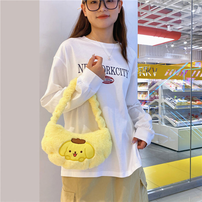 Wholesale Cute Cartoon Plush Shoulder Bags JDC-HB-RongT003