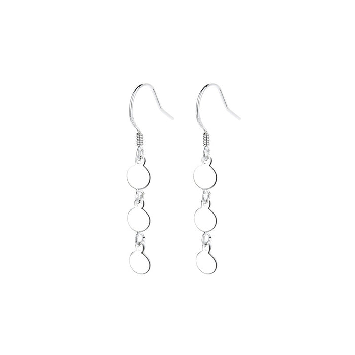 Wholesale Heart shaped earrings, women's light luxury handmade heart-shaped tassel ear hook