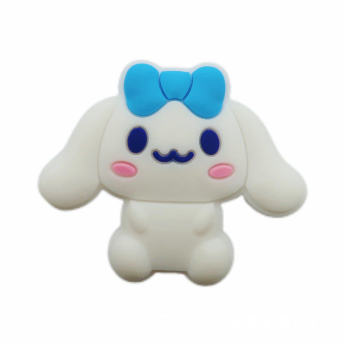 Wholesale 100 Pcs Shoe Flower Shoe Buckle Hole Shoe Accessories PVC Soft Glue Jewelry