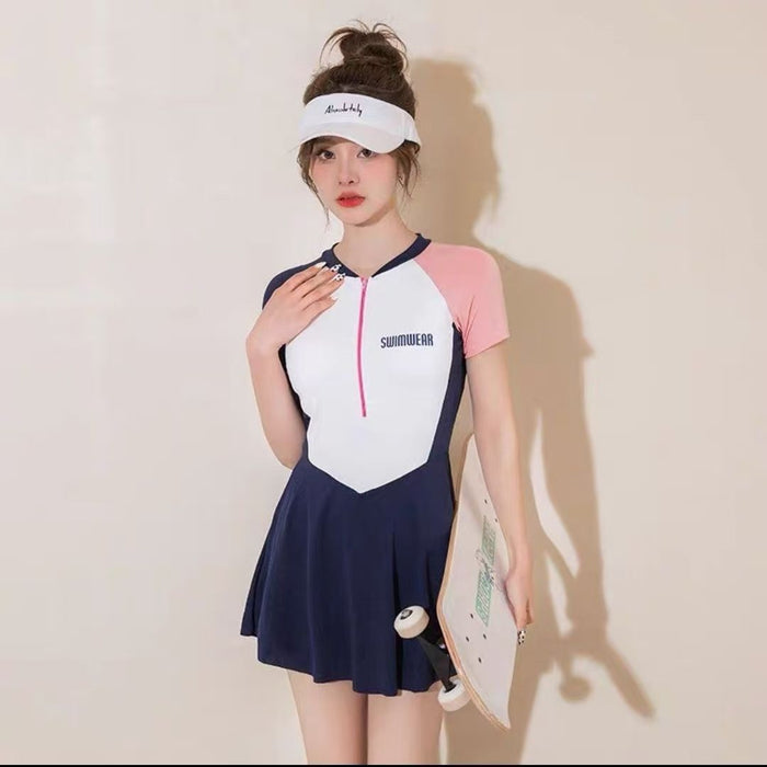 Wholesale New professional swimsuit for hot spring one-piece swimsuit