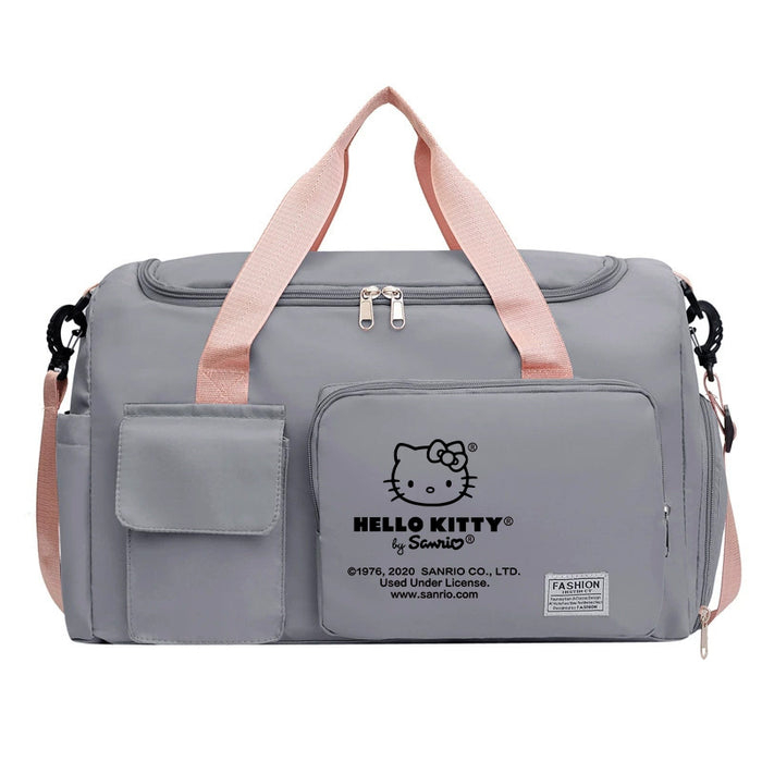 Wholesale  Cartoon Printed Fitness Bag with Shoe Storage Large Capacity Duffel Bag