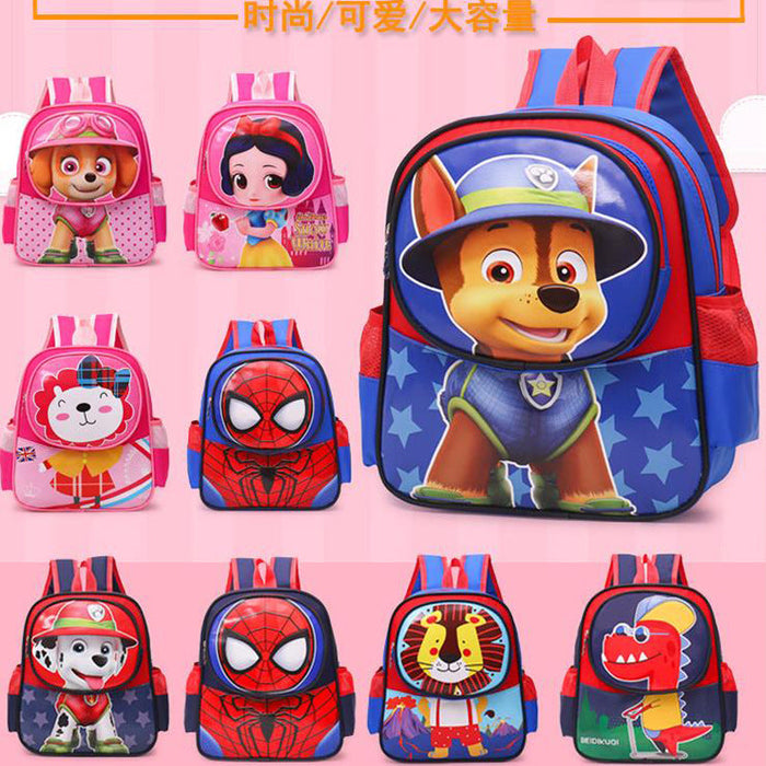 Wholesale cartoon kindergarten school bag middle and large class bag (M) JDC-BP-Kayao005