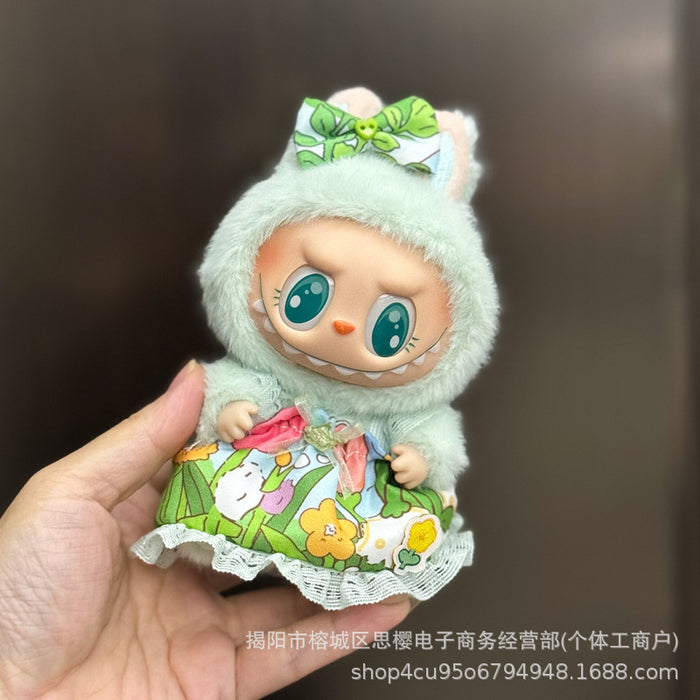 Wholesale 17cm mini doll clothes plush clothing replacement